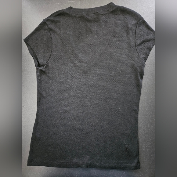 NWT - Silk Blend Banana Republic Black Jersey - Size L - Picture 3 of 8